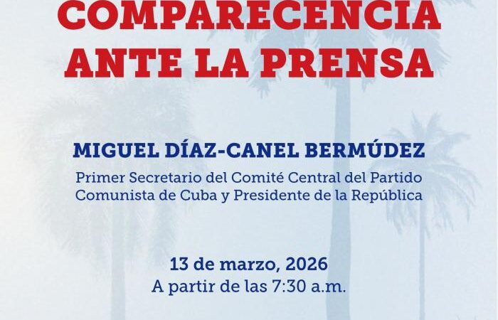 Presidente de Cuba comparecerá este viernes ante los medios