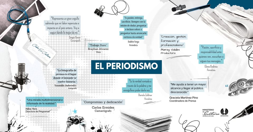 Día de la Prensa Cubana, felicitaciones de las instituciones culturales