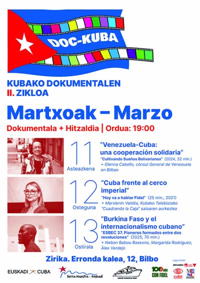 Acogerá Bilbao ciclo de documentales cubanos