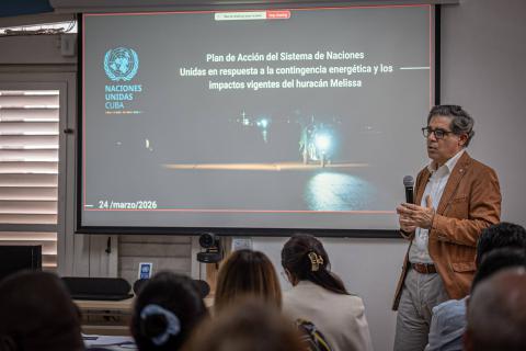 ONU presenta Plan de Acción Ampliado de apoyo a Cuba
