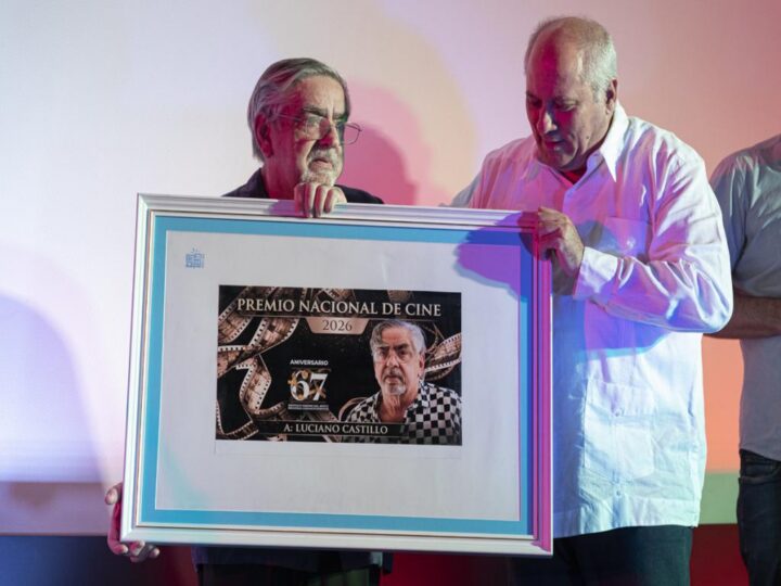 A manos de Luciano Castillo el Premio Nacional de Cine 2026