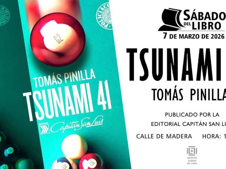 Editorial Capitán San Luis con Tsunami 41, en el Sábado del Libro