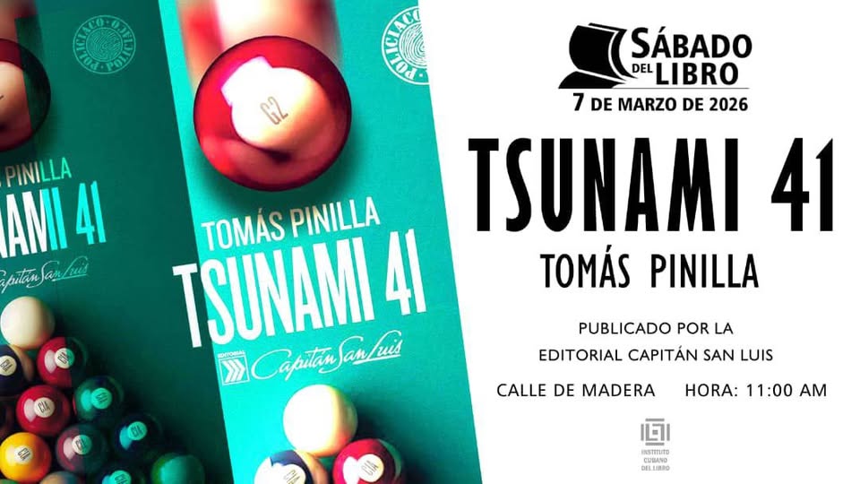 Editorial Capitán San Luis con Tsunami 41, en el Sábado del Libro