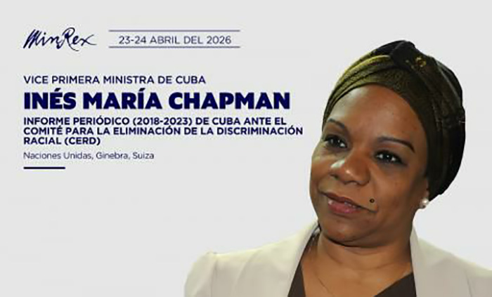 Ratifica Cuba compromiso contra la discriminación racial en ONU