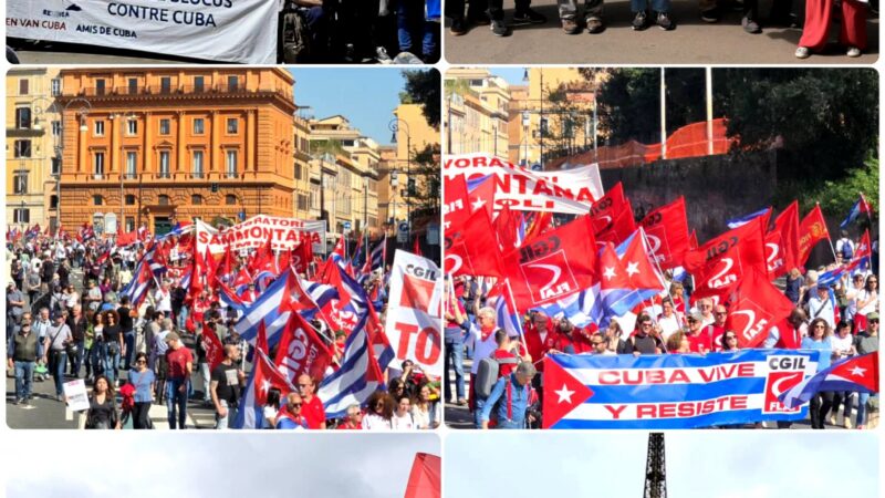 Exigieron movilizaciones europeas fin del bloqueo a Cuba