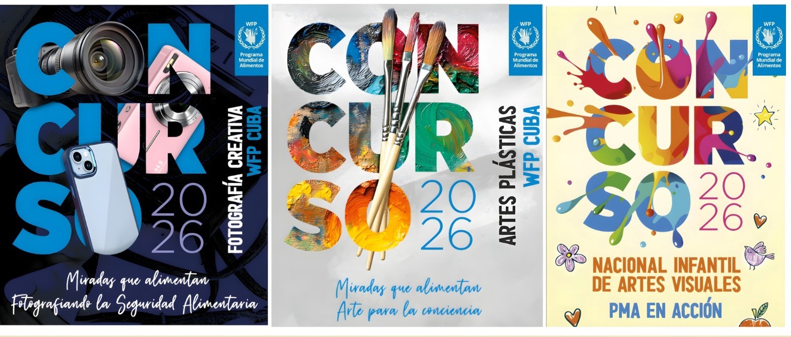 Programa Mundial de Alimentos convoca a concursos de arte en Cuba