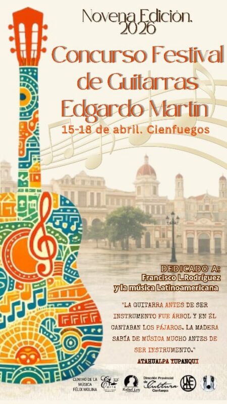 En Cienfuegos, Concurso Festival de Guitarras Edgardo Martin