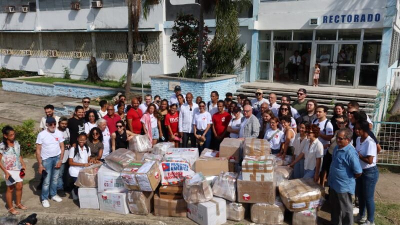 Llegó a Guantánamo convoy europeo de solidaridad 1 de Mayo