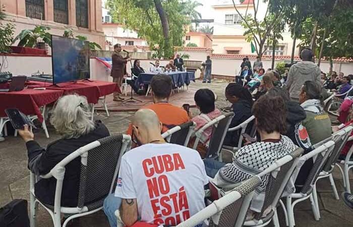 Cálido recibimiento en Cuba al Convoy solidario europeo Primero de Mayo