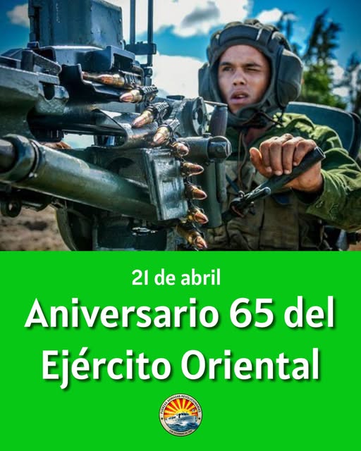 Felicita Raúl al Ejército Oriental en su aniversario 65