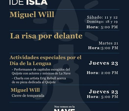 Nave Oficio de Isla anuncia sus próximas propuestas
