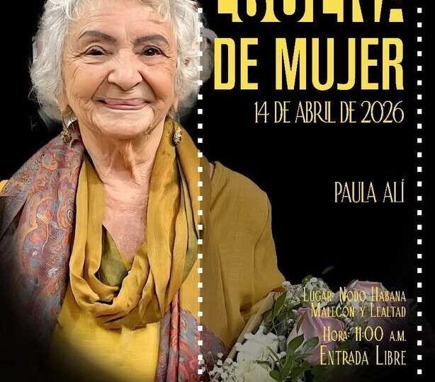 Encuentro este martes con la primera actriz Paula Alí