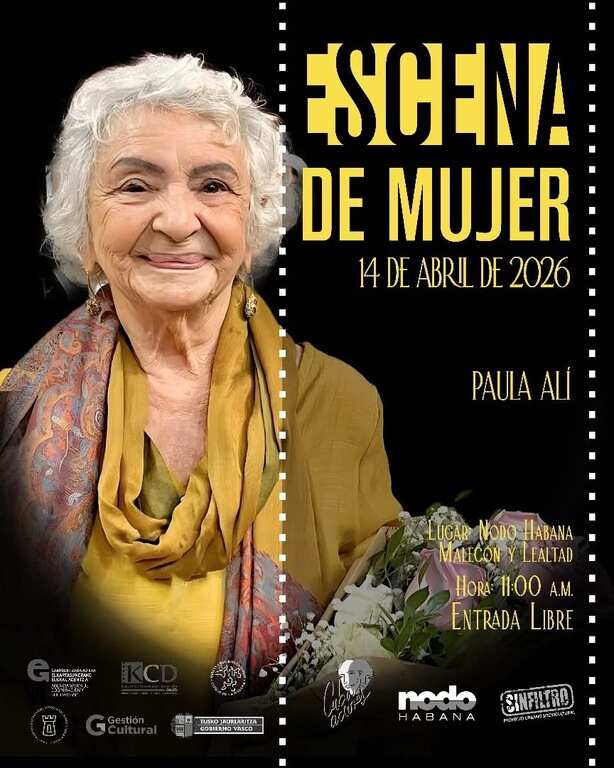 Encuentro este martes con la primera actriz Paula Alí