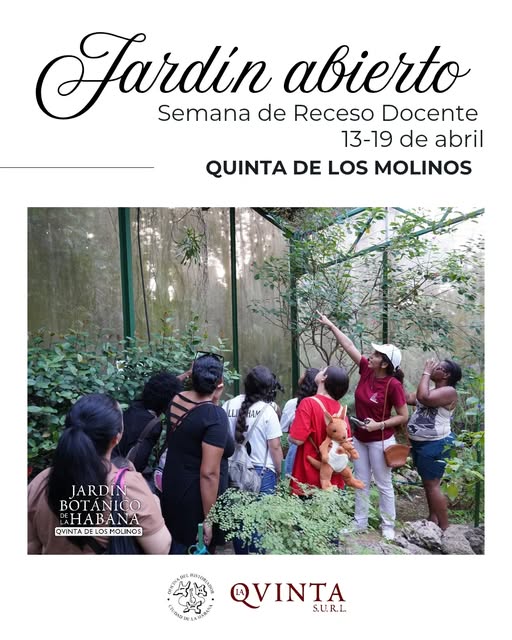 Opciones en la Quinta de los Molinos durante la actual semana de receso docente