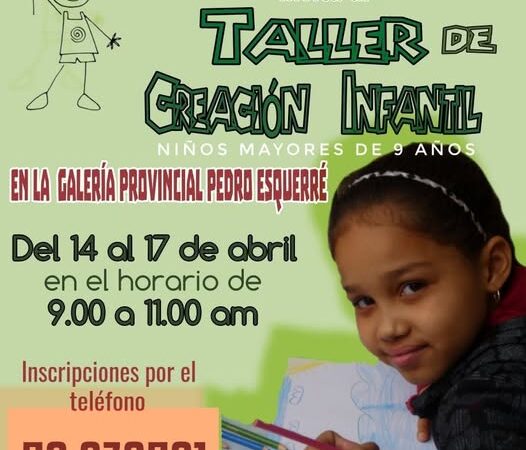 Talleres de creación infantil animarán receso docente en Matanzas