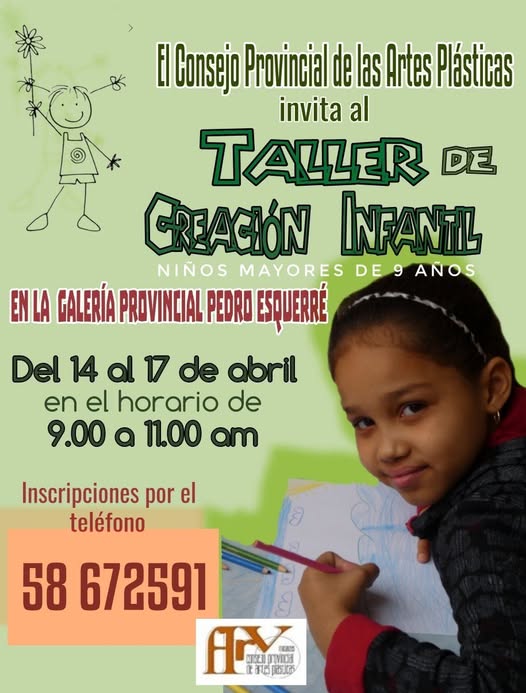 Talleres de creación infantil animarán receso docente en Matanzas