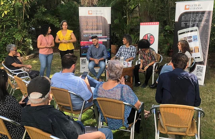 Encuentro Letra Premiada con obra de Raydel Araoz en la Uneac