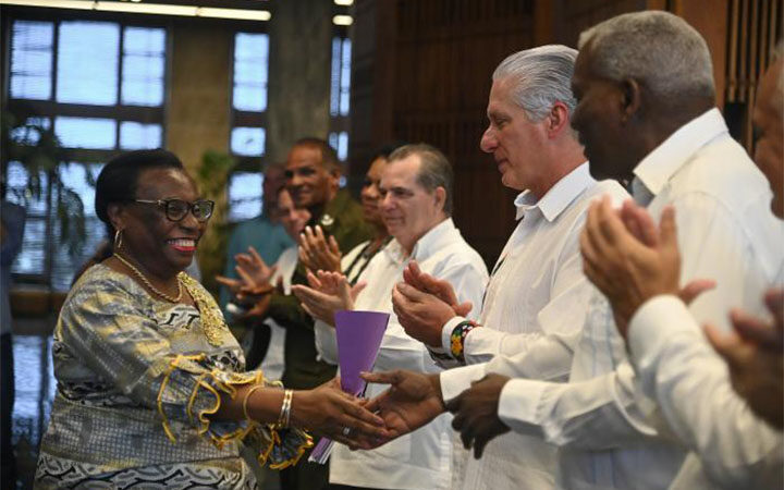 Agradece Díaz-Canel solidaridad de los pueblos de África