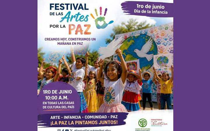 Realizarán en Cuba Festival de las Artes por la Paz