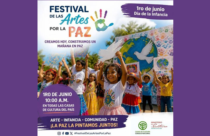 Realizarán en Cuba Festival de las Artes por la Paz