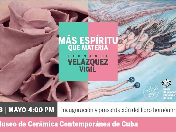 Inauguran este miércoles exposición Fernando Velázquez Vigil: Más espíritu que materia
