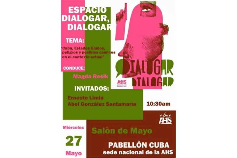 Espacio Dialogar, dialogar analizará vínculos Cuba–Estados Unidos