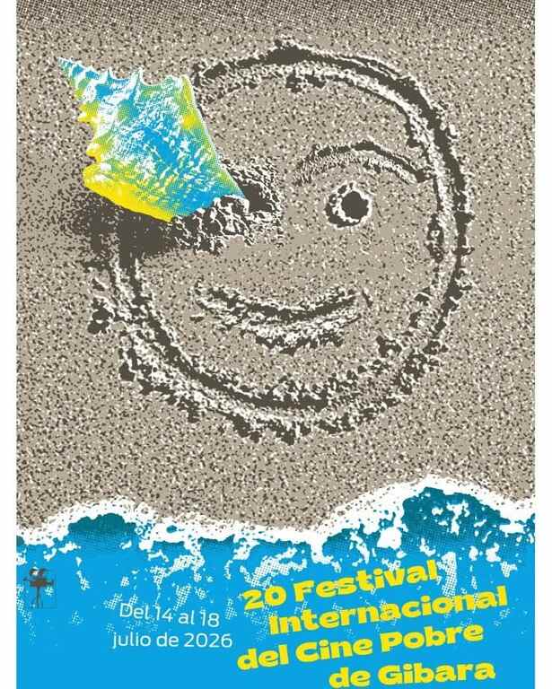 Develan cartel oficial del Festival Internacional del Cine Pobre de Gibara 2026