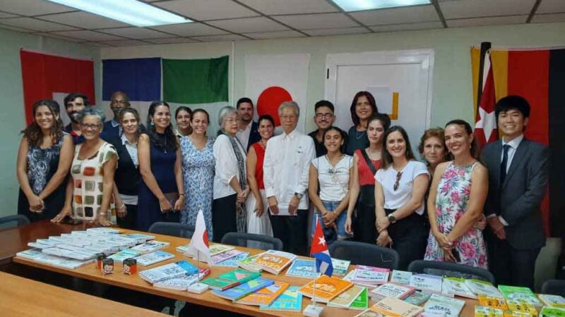 Nuevo donativo de Japón fortalece enseñanza de su idioma en Cuba