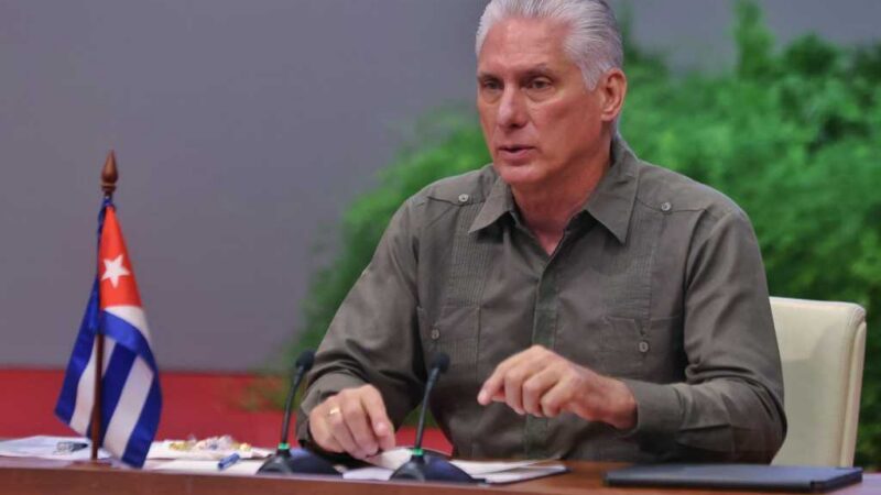 Díaz-Canel: «El cerco energético que niegan está asfixiando a Cuba»