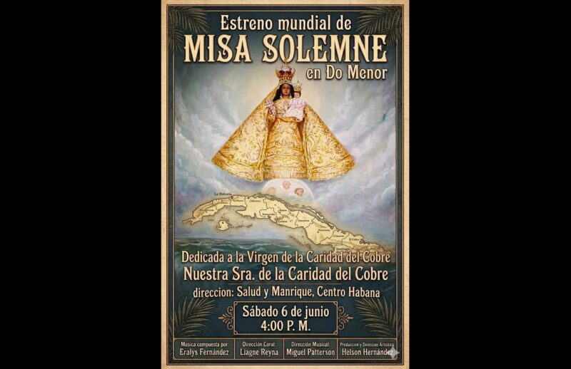 Anuncian estreno mundial de la Misa Solemne en Do Menor, de compositora cubana