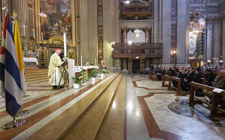 Celebraron en Roma primera Santa Misa por la Paz y Desarrollo de Cuba
