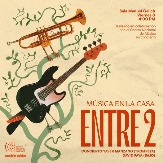 Música Entre 2 virtuosos, este viernes en Casa de las Américas