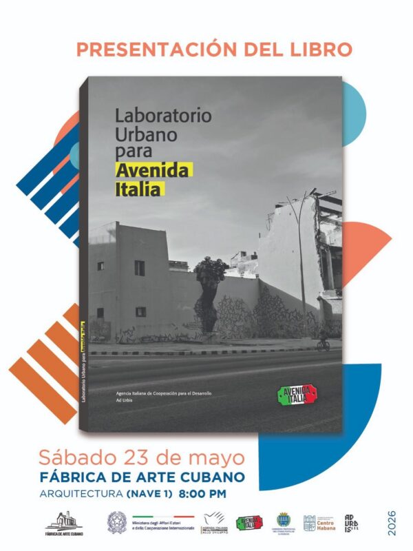 Exposición y presentación de libro sobre la Avenida Italia en Fábrica de Arte Cuba