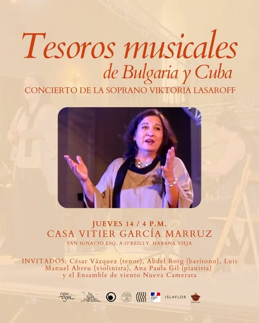 Anuncian concierto en La Habana de la soprano búlgara Viktoria Lasaroff