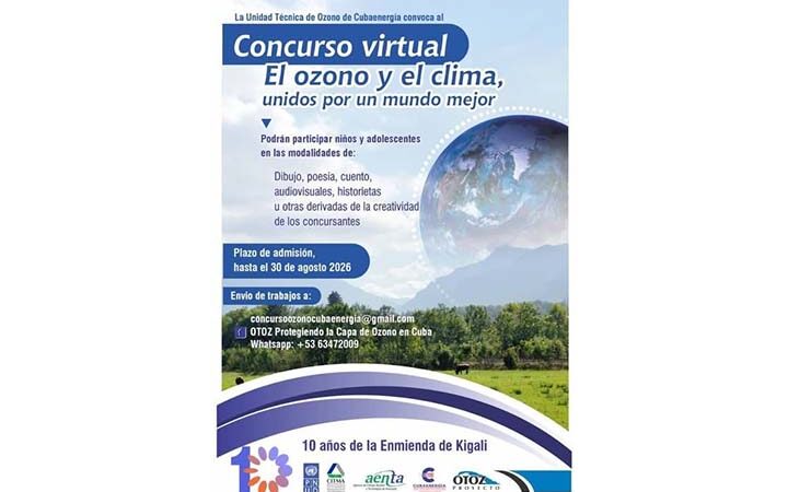Convocan a concurso virtual por la preservación de la Capa de Ozono