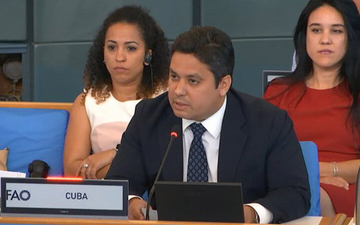 Cuba denuncia en FAO recrudecimiento del bloqueo de EE.UU.