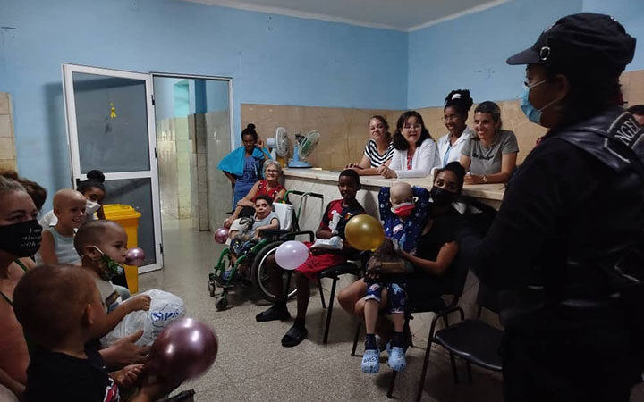 Proyectos solidarios apoyan en Villa Clara al servicio que atiende a niños con cáncer