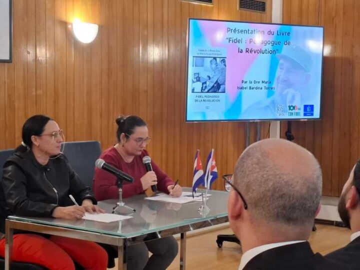 Presentan en Francia libro sobre Fidel Castro y la pedagogía