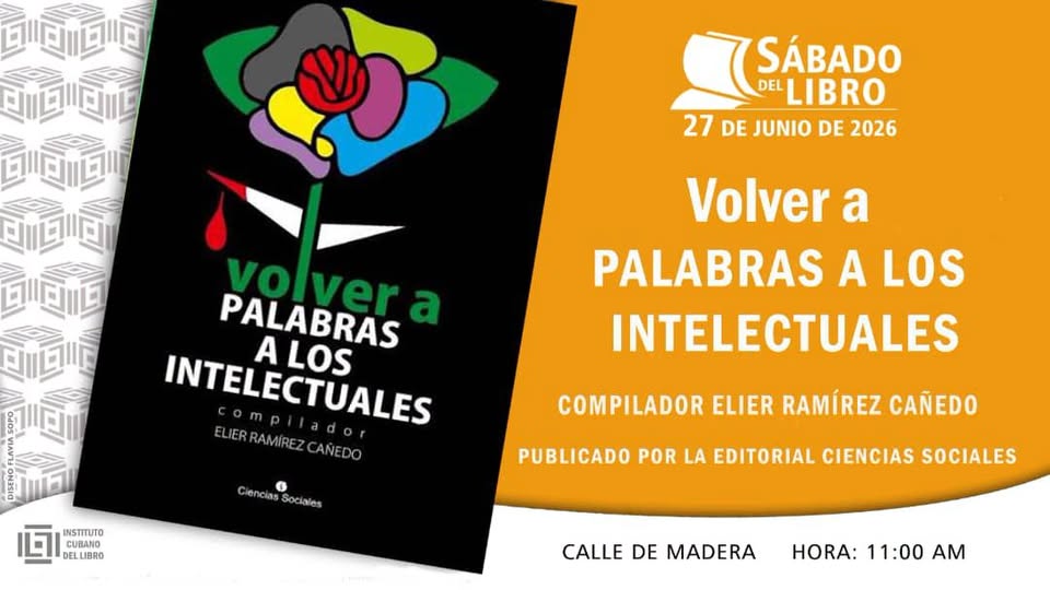Volver a palabras a los intelectuales en el Sábado del Libro