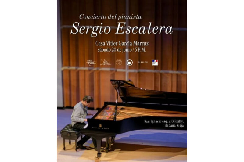 Pianista boliviano Sergio Escalera ofrecerá espectáculo este sábado en La Habana