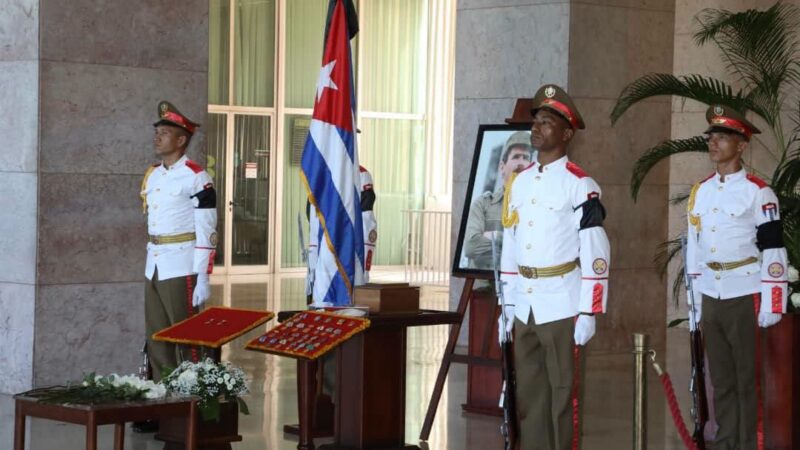 Homenaje póstumo en La Habana al Comandante de la Revolución Ramiro Valdés Menéndez