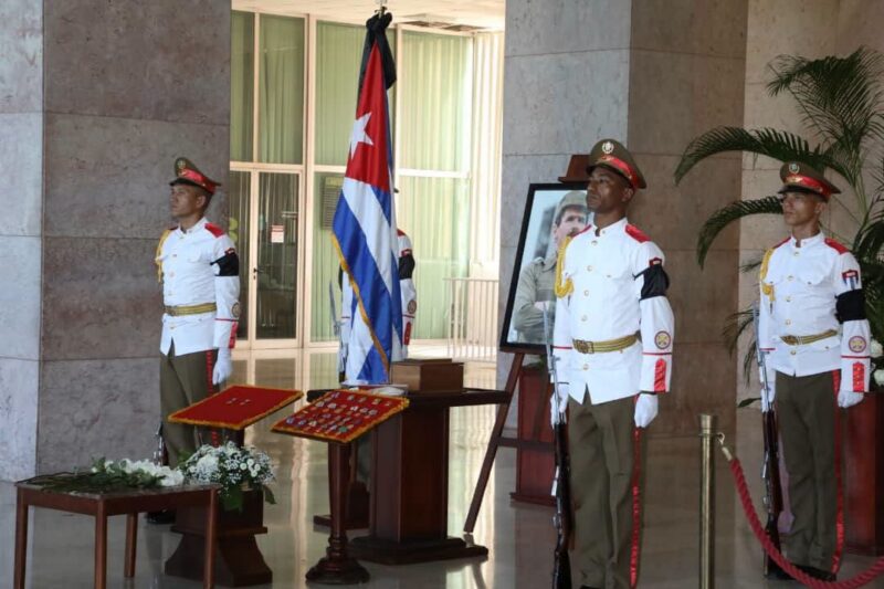 Homenaje póstumo en La Habana al Comandante de la Revolución Ramiro Valdés Menéndez