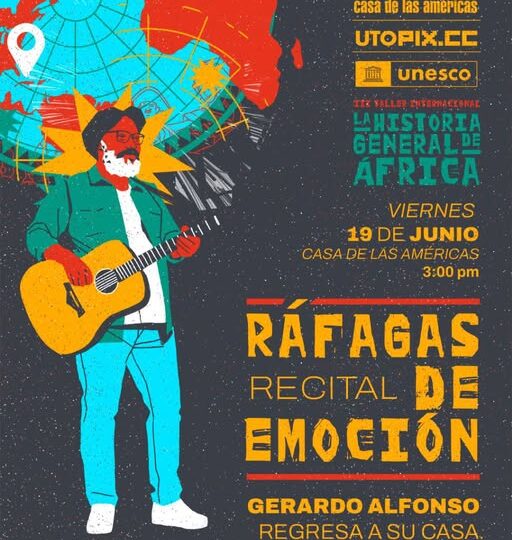 Gerardo Alfonso ofrecerá recital en Casa de las Américas