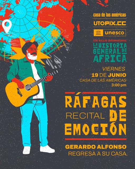 Gerardo Alfonso ofrecerá recital en Casa de las Américas