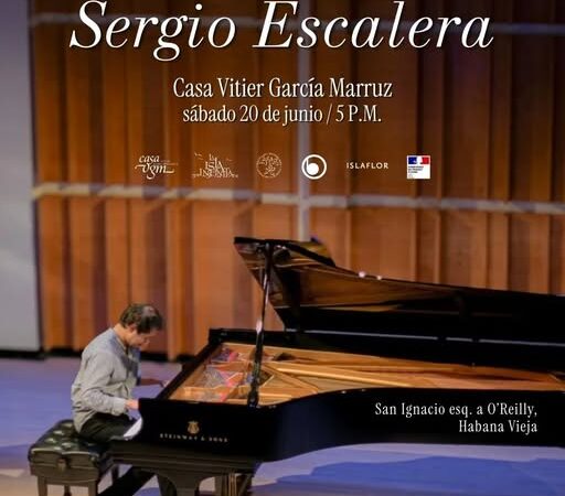 Pianista boliviano Sergio Escalera ofrecerá concierto en Cuba