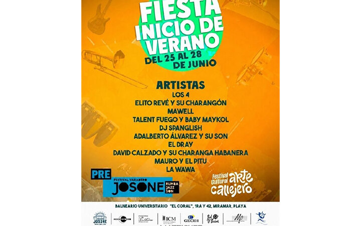 Comienza el verano habanero con Pre-Festival Varadero Josone