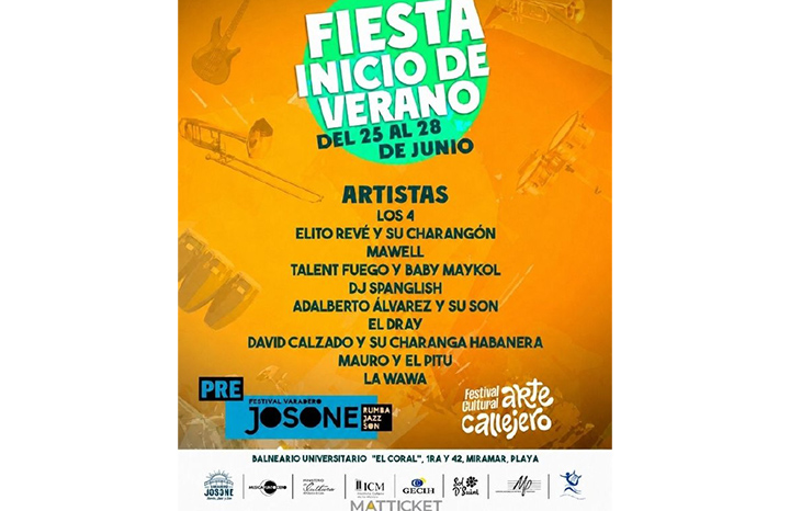 Comienza el verano habanero con Pre-Festival Varadero Josone