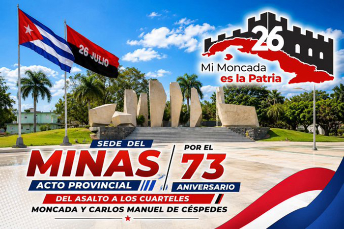 Municipio Minas, en Camagüey, sede por el Día de la Rebeldía