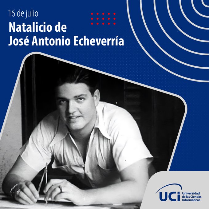 José Antonio Echeverría, eterno Presidente de Honor de la Federación Estudiantil Universitaria