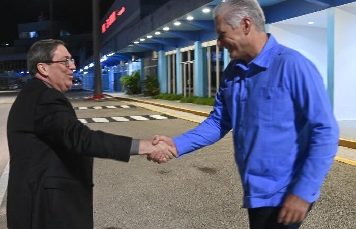 Recibe Presidente Díaz-Canel al canciller cubano luego de contundente victoria en la ONU